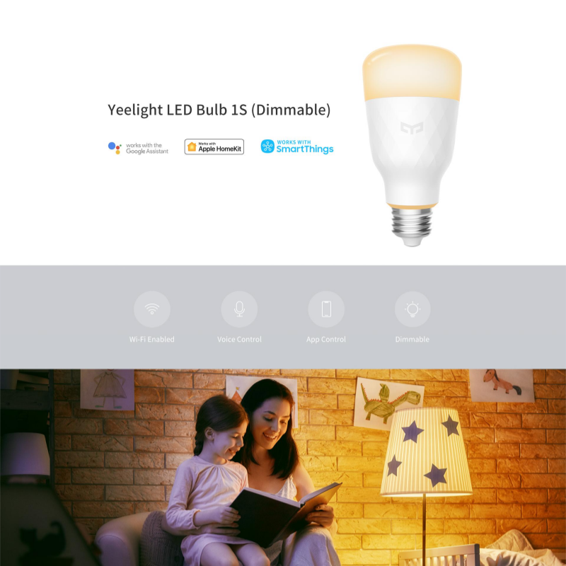 Светодиодная лампа Yeelight 1S – обзор и цена Yeelight Light Smart Bulb
