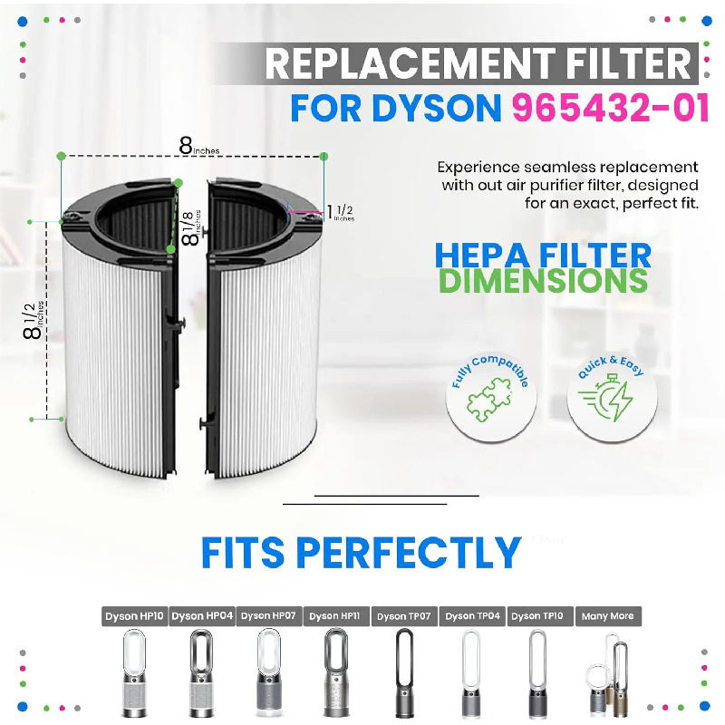 Угольный фильтр для Dyson TP06 – обзор и цена Dyson Fan Tp07